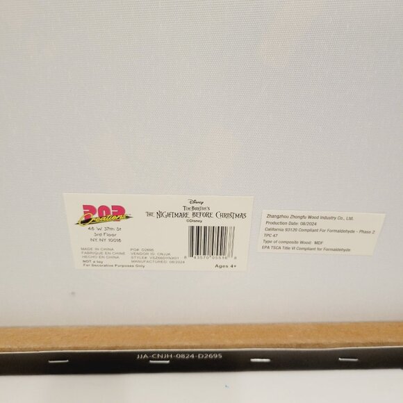 Canvas Art Print Tim Burton's Nightmare Before Christmas Jack Design Wall Decor - Picture 4 of 4